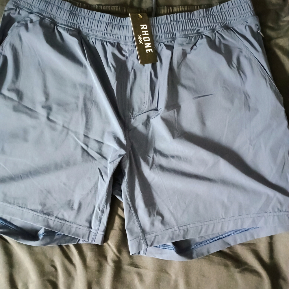 Rhone Slate Blue Performance Shorts